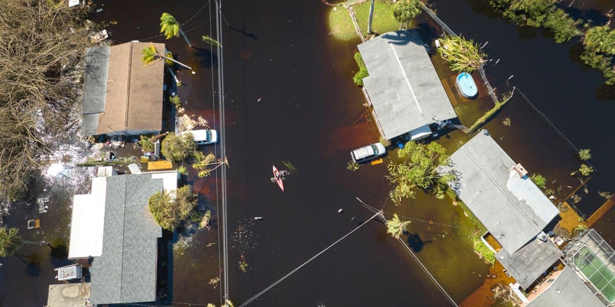 Hurricane Ian flooded West Florida emphasizing the need for sanitation company disaster insurance.